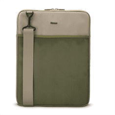 Hama To Go, torbica za prenosni računalnik, za diagonalo 40-41 cm (15,6-16,2"), naramnica, bež/zelena