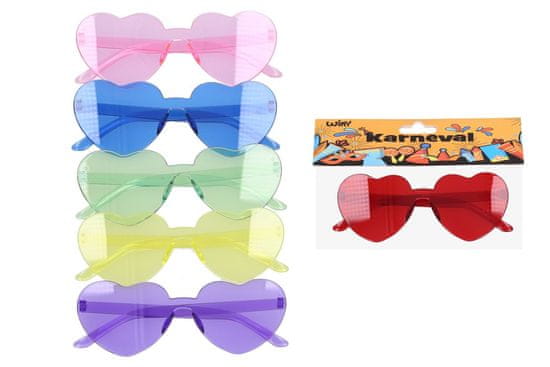 karneval - plastični kozarci s srčki