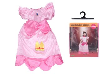 karneval - princeska roza velikost M 110-120cm
