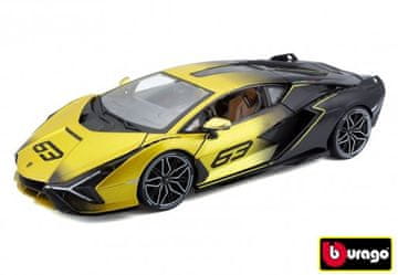 Lamborghini Bburago 1:18 TOP Sian FKP 37 rumena