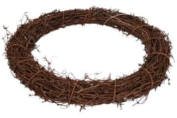 Okrasni venec iz ratana s premerom 35 cm