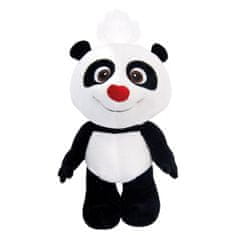 Bino Plišasta panda z rdečim nosom 15 cm