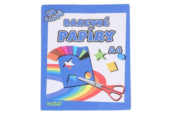 Barvne krede, A4, 10 listov