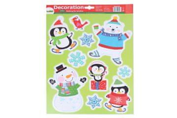 Okenska dekoracija 41x29 cm KRISTMAS