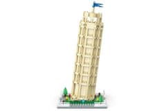 KOCO Gradbeni set Poševni stolp v Pisi 548 kosov 8x8x17,5 cm