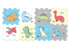 Penasta dinozavrska sestavljanka 8 kosov