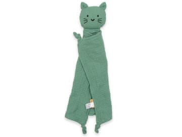 NEW BABY Novi dojenček Cat mint muslin sleeper