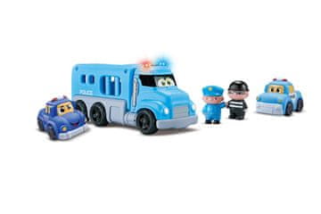 Policijski avto z učinki 4 kosi