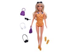 Punčka v kopalkah z dodatki 30 cm