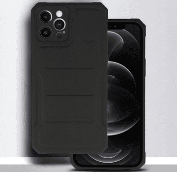 Infostyle Silikonski ovitek "Protector" za iPhone 13 Pro - črna