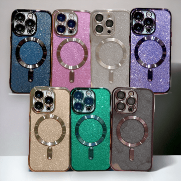 Infostyle Silikonski ovitek "Glitter - MagSafe" za iPhone 13 Pro