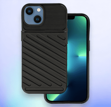 Infostyle Ovitek "Thunder" za iPhone 13/14/15 - Črna Črna / TPU silikon