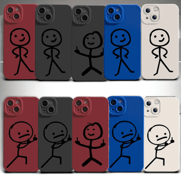 Infostyle Silikonski ovitek "Funny Middle Finger" za iPhone 14