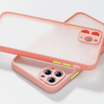 Infostyle Ovitek "View" za iPhone 14 Plus Svetlo roza / PC + TPU silikon