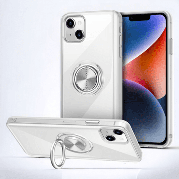 Infostyle Silikonski ovitek "Silver Ring" za iPhone 14