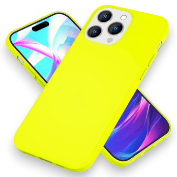 Infostyle Silikonski ovitek "Neon Nalia" za iPhone 14 Pro Max Rumena / TPU silikon