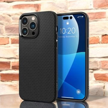 Spigen Ovitek Spigen "Liquid Air" za 14 Pro Max - črna