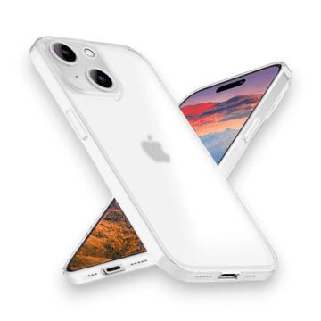 Infostyle Ovitek "Ultra thin Nalia" za iPhone 15 Plus Bela / PC
