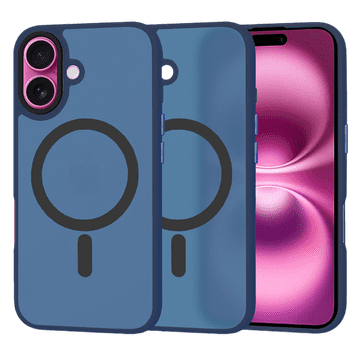 Infostyle Silikonski ovitek "MagSafe Series" za iPhone 16 Plus - moder