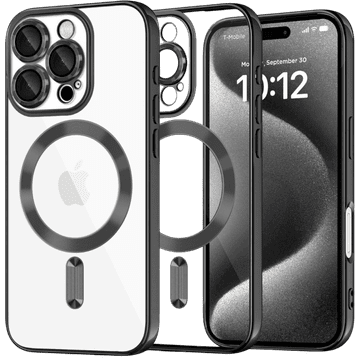 Infostyle Silikonski ovitek "Crystal Magsafe" za iPhone 16 Pro - črn