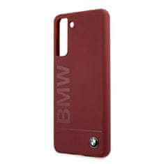Bmw Originalni ovitek SAMSUNG GALAXY S21+ BMW Hardcase Silicone Signature Logo (BMHCS21MSLBLRE) rdeč