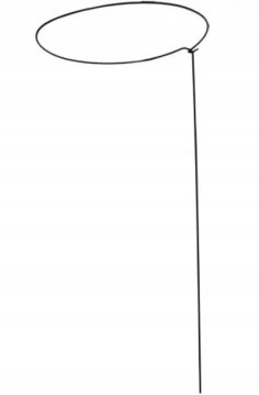 shumee Podpora za rastline z dolgim steblom 90x26 cm temno zeleno jeklo