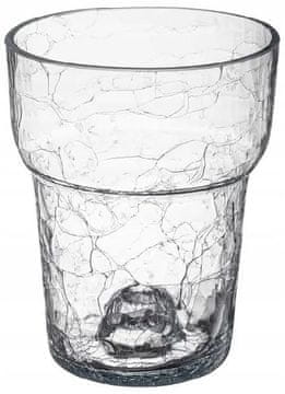 shumee Stekleni lonec za orhidejo 16,5x13,5 cm z učinkom počenega stekla