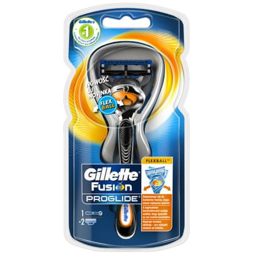 Gillette Brivnik ProGlide Flexball + nadomestni glavi 2 kosa