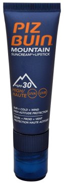 Piz Buin Krema za sončenje SPF 30 in balzam za ustnice SPF 30 2 v 1 (Mountain Combi "2 v 1" krema za sončenje in šminka) 20 ml + 2,3 ml