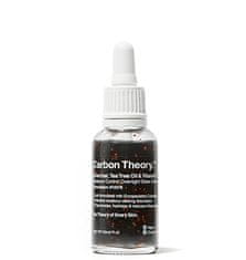 Carbon Theory Nočni razstrupljevalni serum z ogljem, oljem čajevca in vitaminom E proti izpuščajem (nočni razstrupljevalni serum) 30 ml