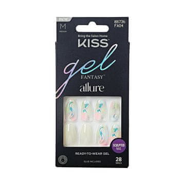 KISS Gel Fantasy Allure Gel Nails - Barvni trak 28 kosov