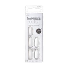 KISS Samolepilni nohti imPRESS Color MC Frosting 30 kosov