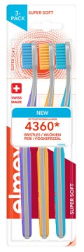 Elmex Zobna ščetka Super Soft Multipack 3 kosi
