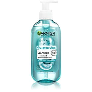 Garnier Čistilni gel za vse vrste kože Hyaluronic Aloe Gel Wash 200 ml