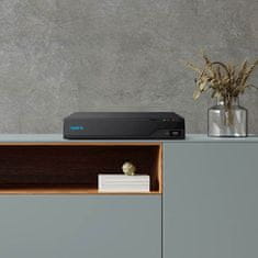 Reolink NVR snemalnik, 16 Mp, 4-kanalni POE, 24/7 snemanje, do 6 TB HDD (NVS4)