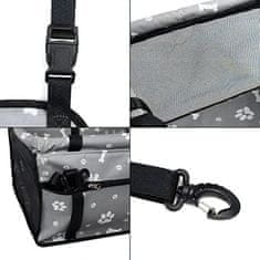 LIVEFY Paws transportna torba za pse 42x39cm, siva