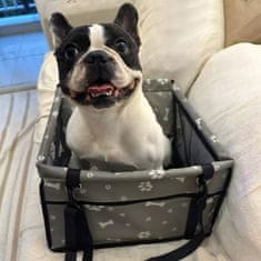 LIVEFY Paws transportna torba za pse 42x39cm, siva
