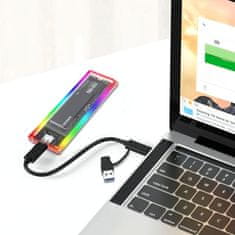 MG zunanji box za SSD disk M2 NVMe/NGFF