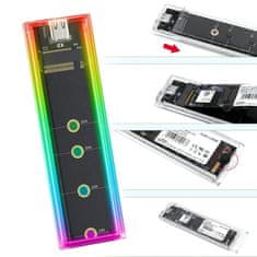 MG zunanji box za SSD disk M2 NVMe/NGFF