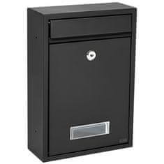 MG Mailbox V1 poštni predal, črna