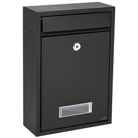 MG Mailbox V1 poštni predal, črna
