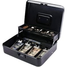 MG Money Box Sef z varnostno kodo, črn