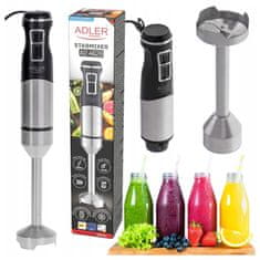 Adler 1500W inox ročni palični mešalnik in blender TURBO funkcija
