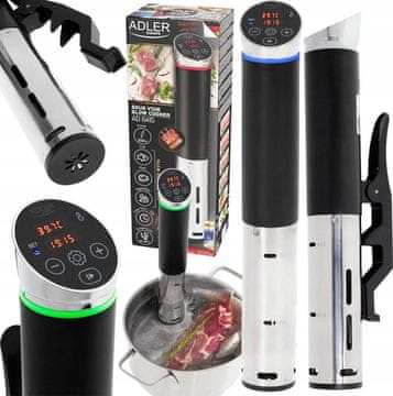 Adler 1000W sous vide palični kuhalnik za počasno kuhanje obtočna črpalka LCD