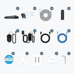 Reolink NVR snemalnik, 4K, 8-kanalni, 2TB HDD, 4x kamera (NVS8-8MB4)