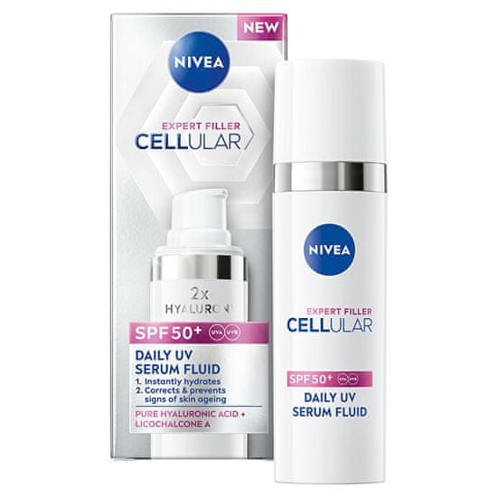 Nivea Dnevni UV serum SPF 50+ Cellular Expert Filler Fluid 50 ml