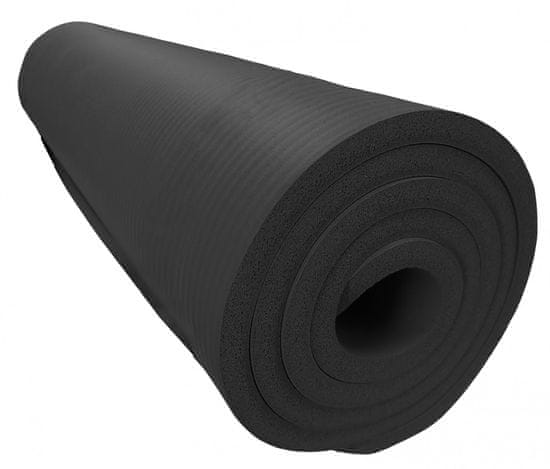 Kubisport Gimnastična blazina NBR 183x60x1,2 cm, Črna