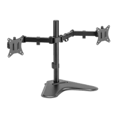 S-box namizni nosilec za dva monitorja LCD-F024-2 (17''-32''/2x9kg/100x100)
