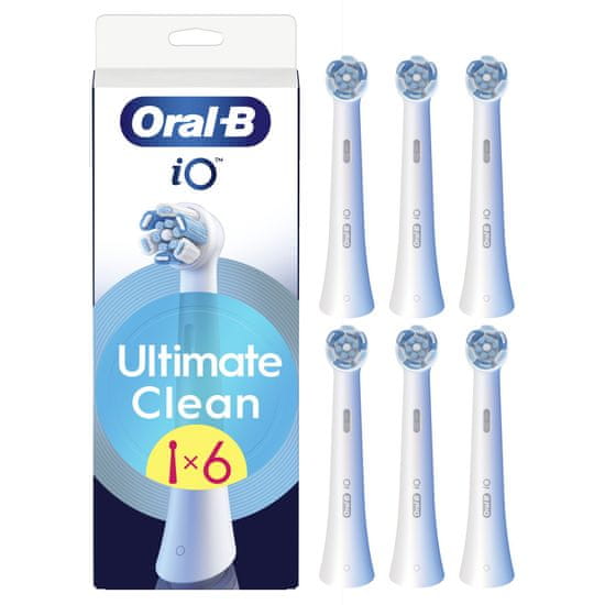 Oral-B Nadomestne glave ščetke iO Ultimate Clean, nadomestne glave, 6