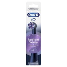 Oral-B nadomestne glave ščetk iO Radiant White Black, nadomestne glave, 4